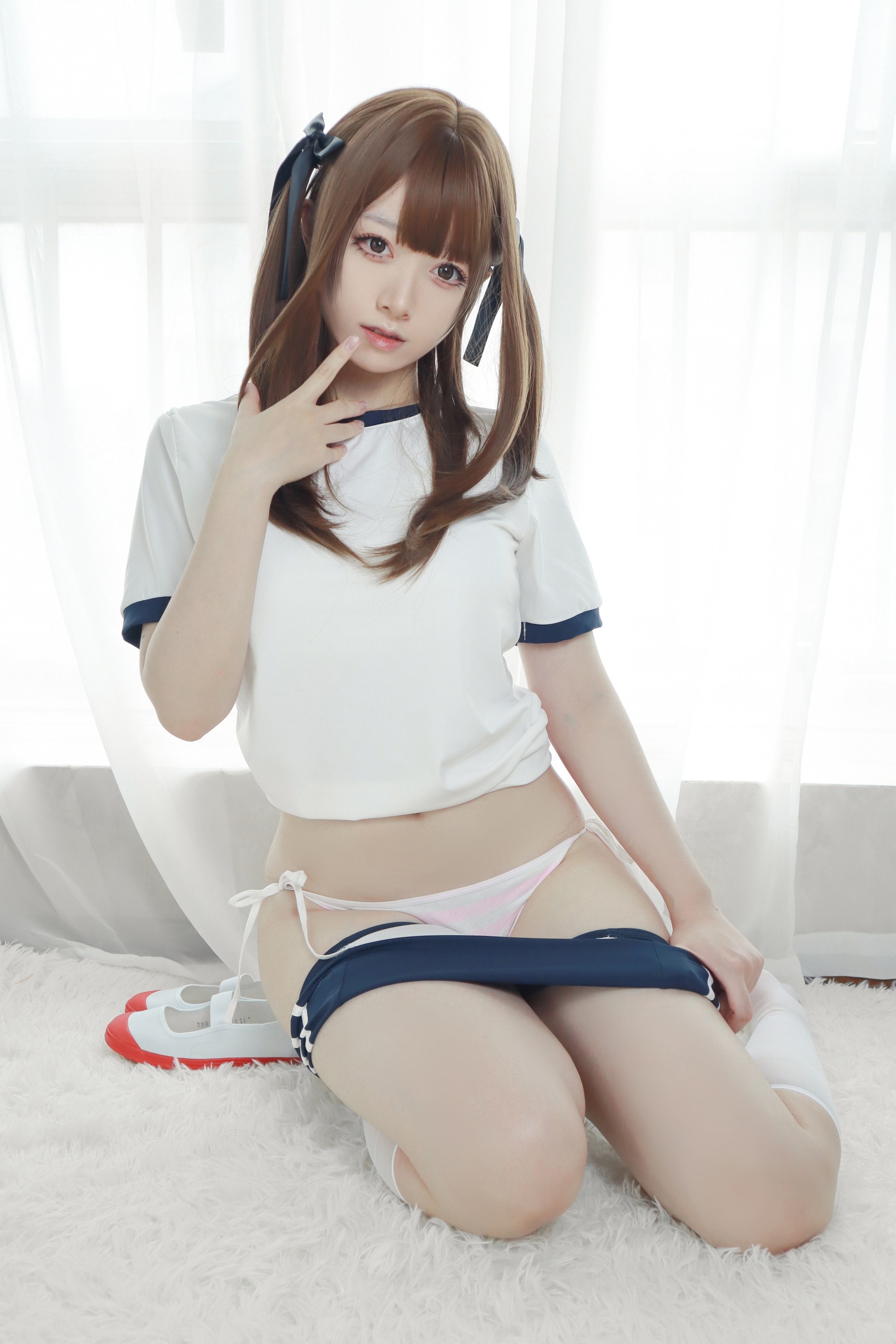 图片[1]-Asagiriai（愛ちゃん） – NO.020 体操服 [27P]-XikXak